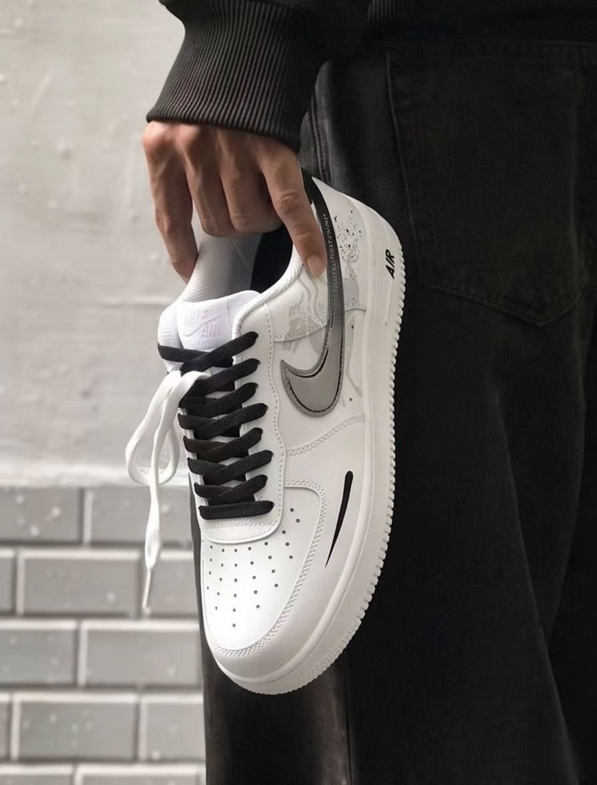 【訂製鞋款】 Nike Force 1 Low AF1 白銀騎士 馬年 皮革 白色 漸層 CW2288111（team2260白銀騎士BOX）