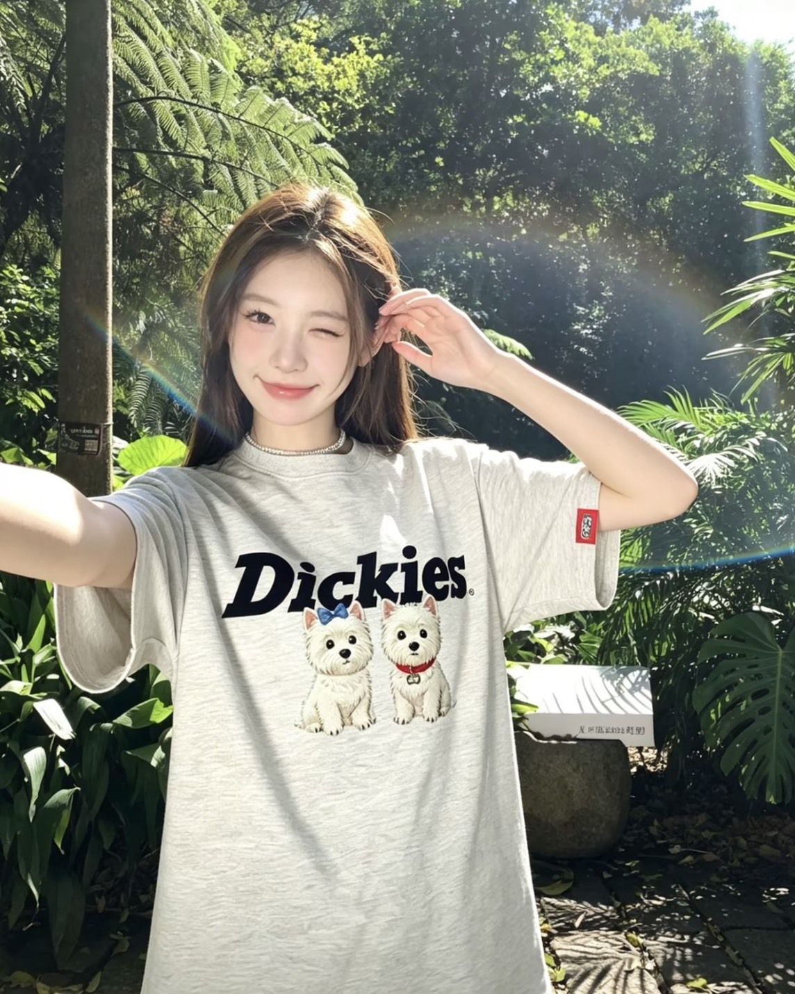 <限時特價>Dickies 狗狗 貼布 字母 Logo 純棉 短袖 4色