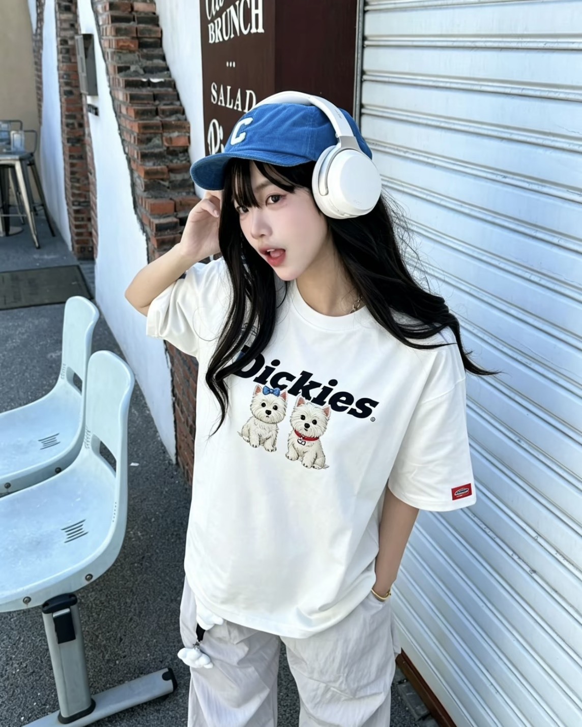 <限時特價>Dickies 狗狗 貼布 字母 Logo 純棉 短袖 4色