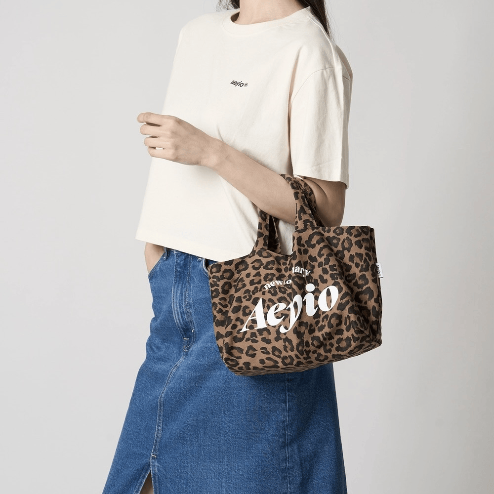 aeyio studio｜MINI TOTE BAG LEOPARD_ATO4001 [3 colors]