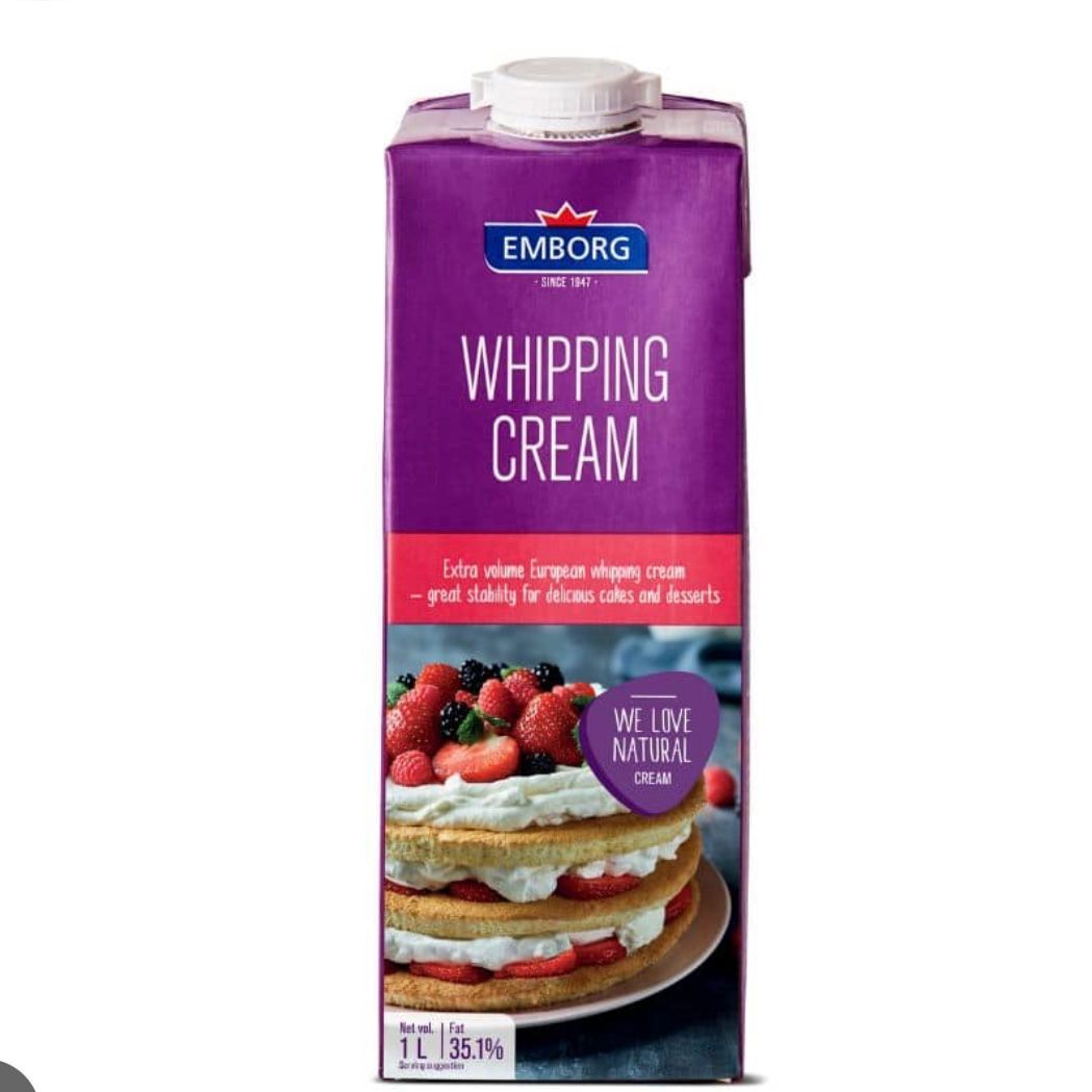 [Chilled] Emborg Whipping Cream 1L