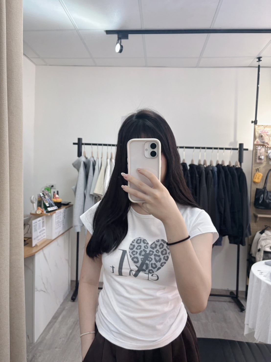 【OWN】Mucent 短袖 上衣 豹紋 心形 標誌 春夏 男女通用 情侶款 黑色 白色 炭灰 P00000ZA