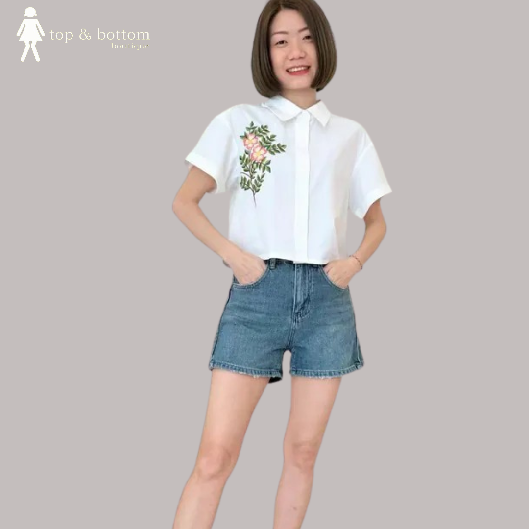 DENIM SIMPLE SHORTS