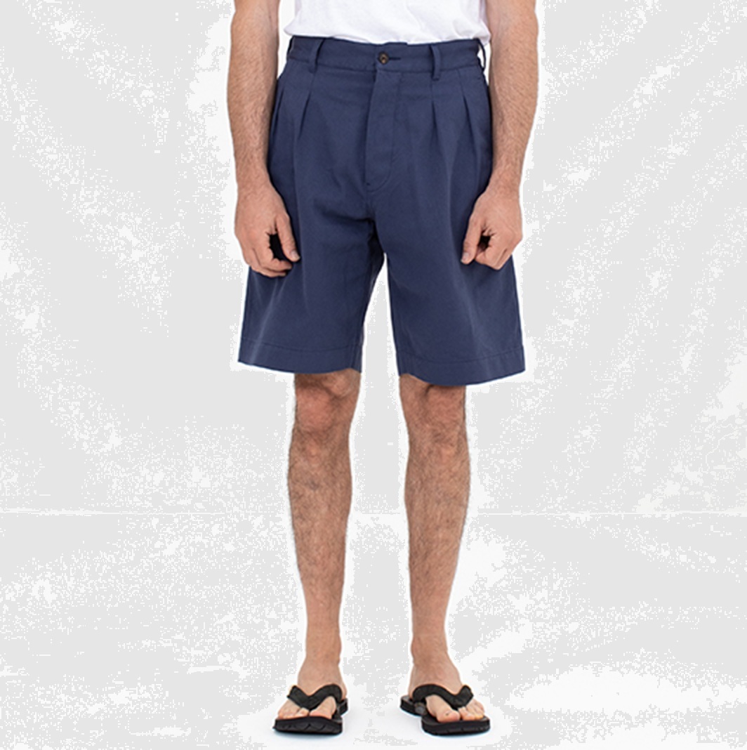 LAST PCS: VISVIM 2026 S/S BEARN CHINO SHORTS *SPOT LIMITED - NAVY SIZE 2 PRE ORDER ITEM (預訂中)