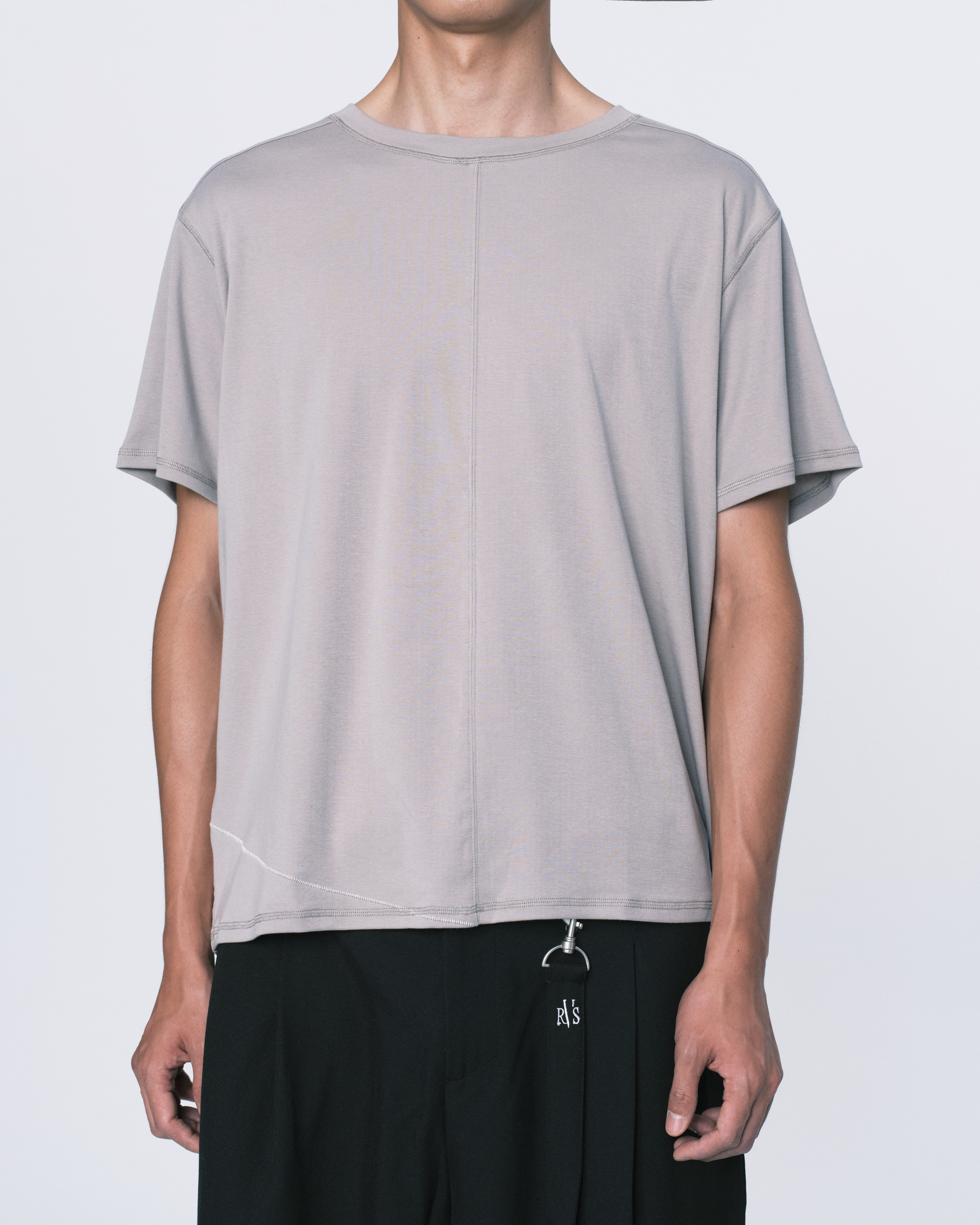 Patched Grey T-shirt