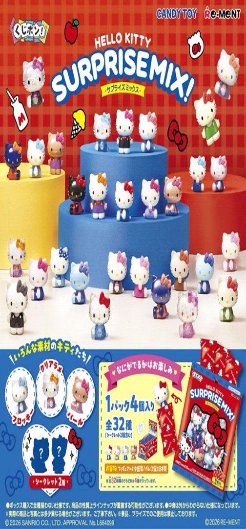 「ACG.GO」「預購」Re-Ment HELLO KITTY 驚喜配搭 BOX