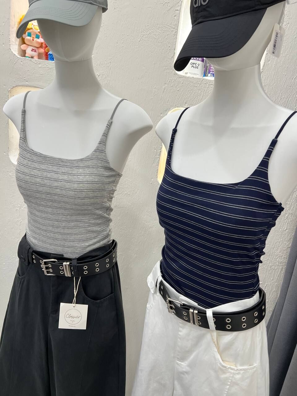 Stripe Tank Top with padded