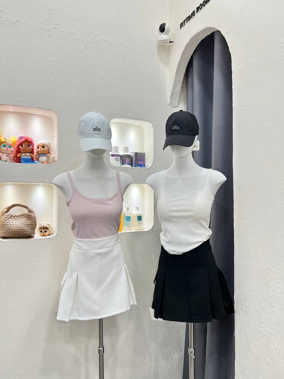 Pocket Pleated Skirt Plus