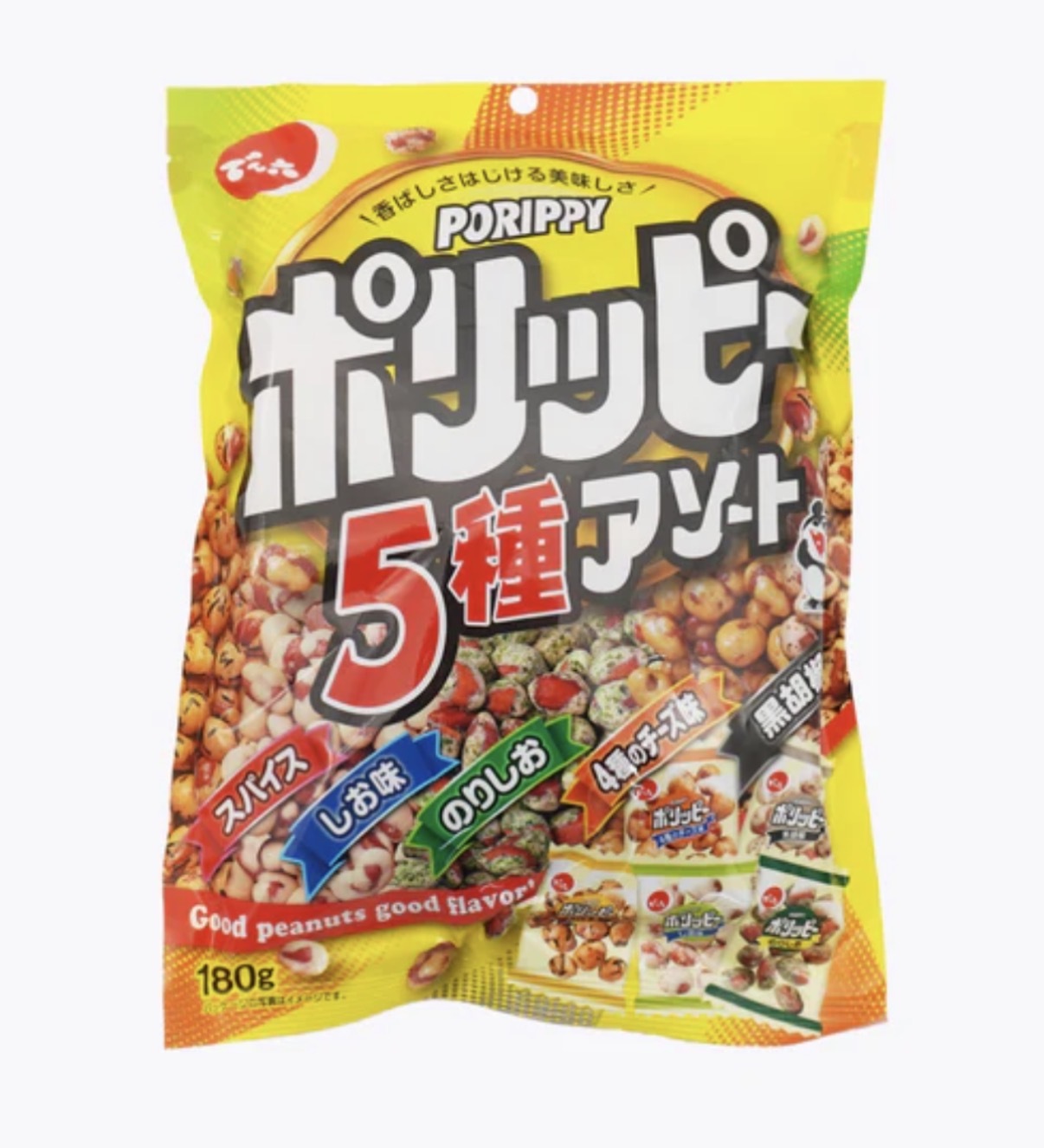 JP 傳六 5種風味脆脆花生 180g 1255 TK260721