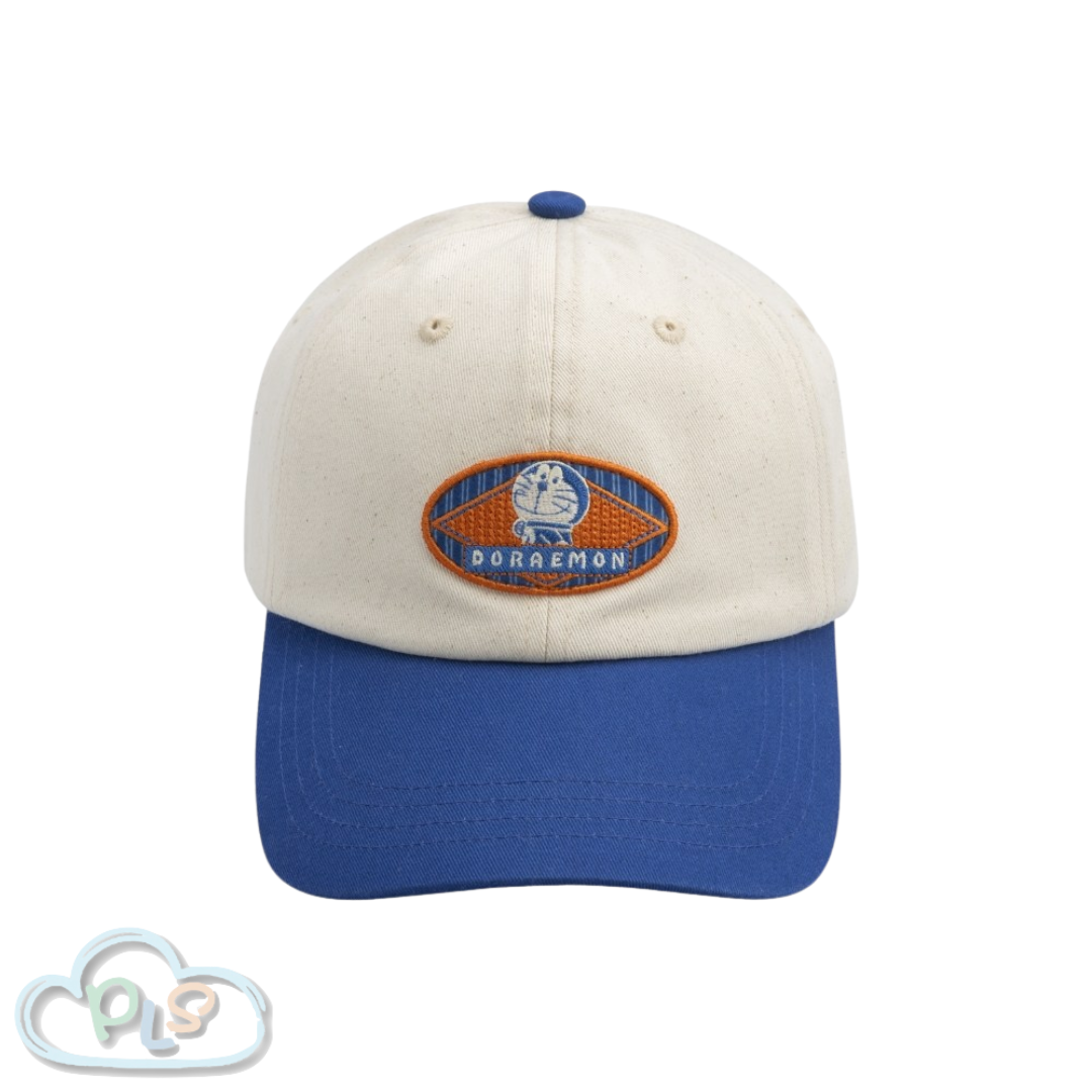 Twill Baseball Cap, Blue And White Doraemon HOLA #31018-1