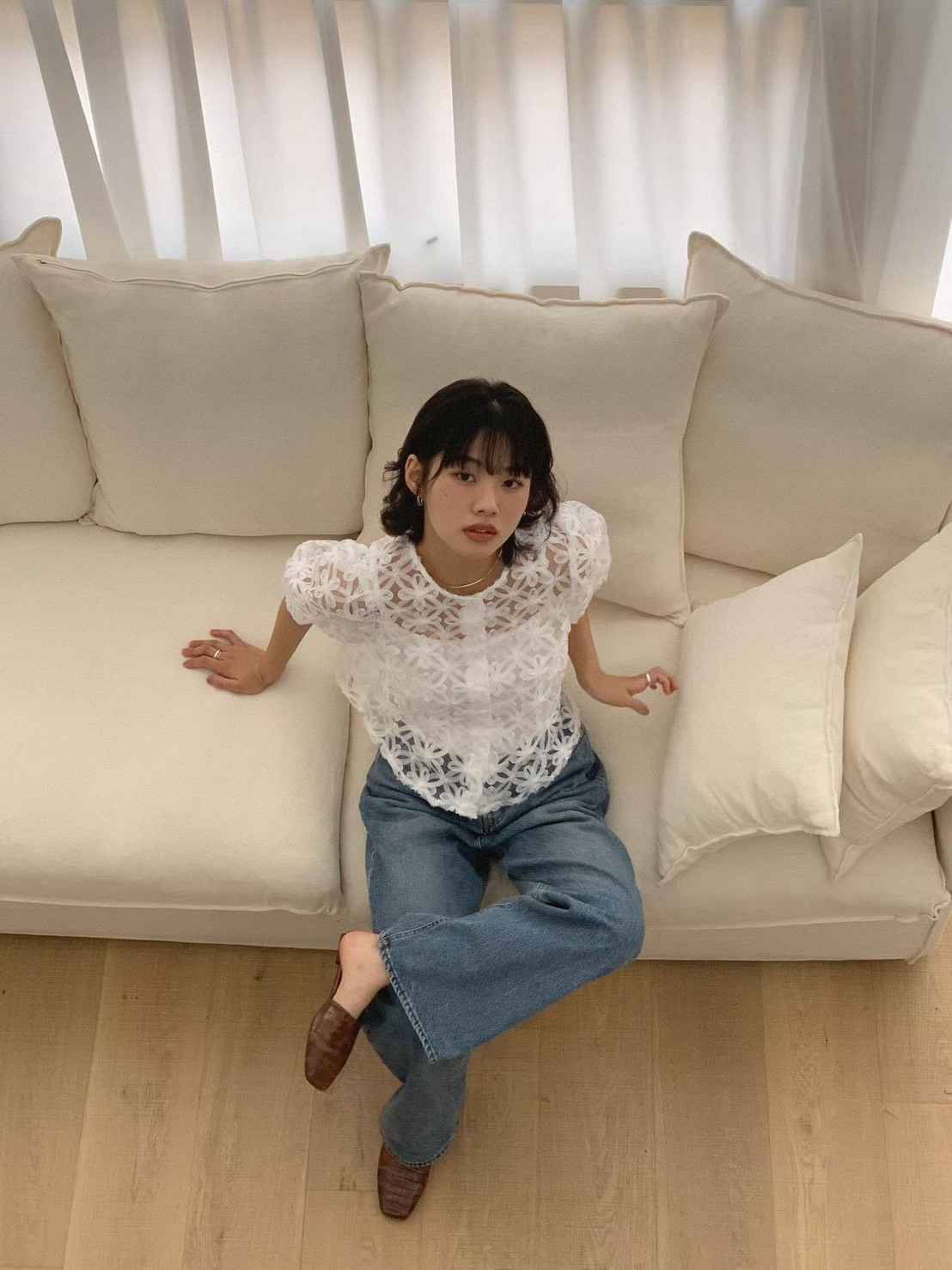 花雕公主袖上衣