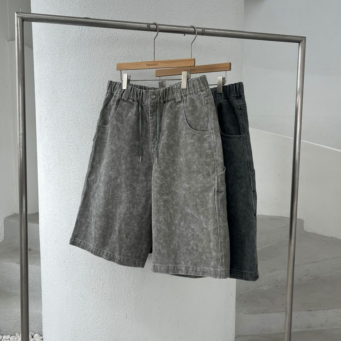 洗水淨色短褲 TAC-BN-012P