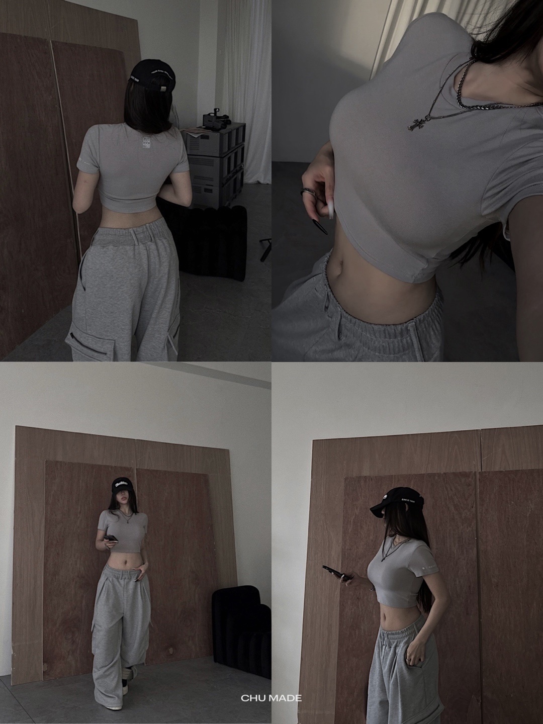 𝐂𝐇𝐔-𝐌𝐀𝐃𝐄｜Flatter Fit BT-05 圓領短袖上衣 (07.24 Drop)