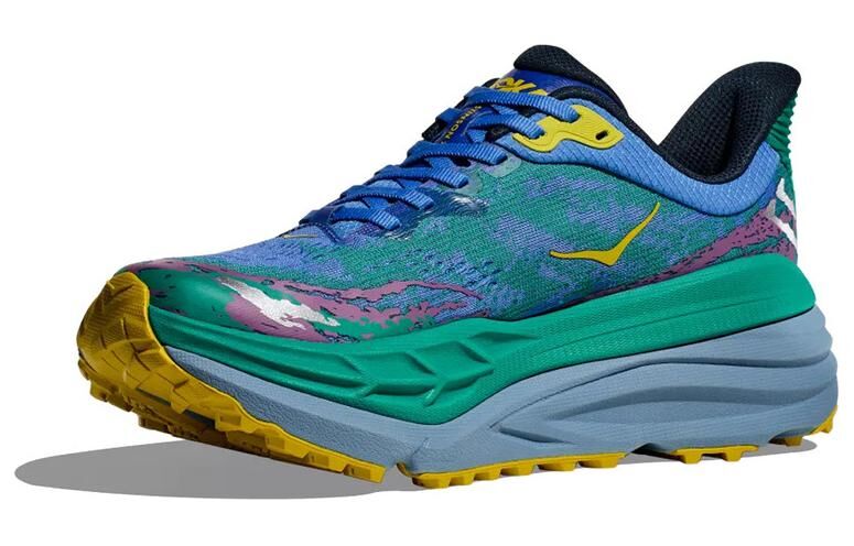 【代購】HOKA ONE ONE Stinson 7 Cushioning, Wear Resistant Low top Running Shoes Women's Blue Green 1141531-VTC