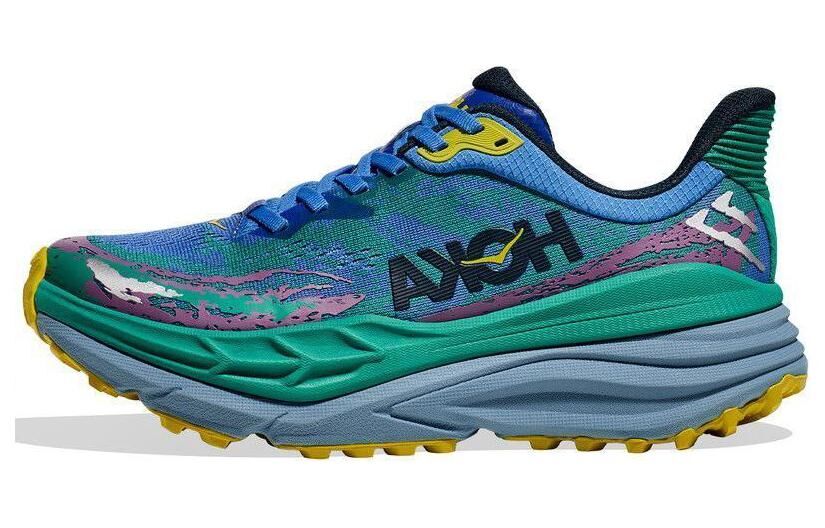 【代購】HOKA ONE ONE Stinson 7 Cushioning, Wear Resistant Low top Running Shoes Women's Blue Green 1141531-VTC