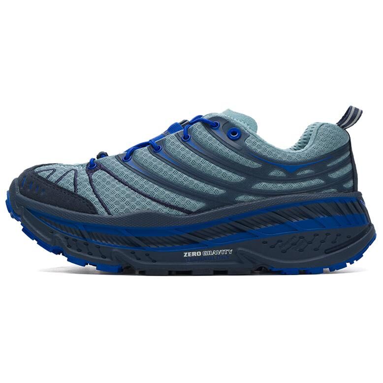 【代購】HOKA ONE ONE Stinson Evo OG Soft And Comfortable Balance Trail Running Shoes Unisex Blue 1155350-VNVY