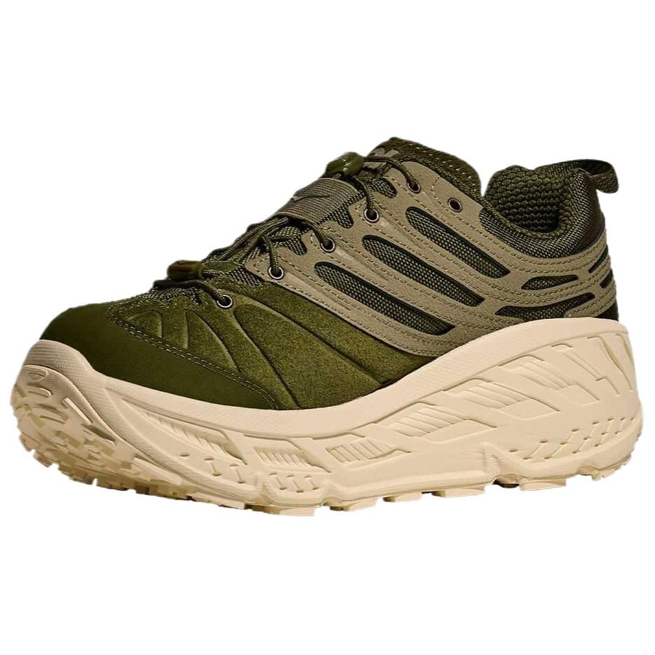 【代購】HOKA ONE ONE Stinson Evo OG Slip Resistant Abrasion Resistant Low top Casual Trail Running Shoes Unisex Green 1166450-MRNW