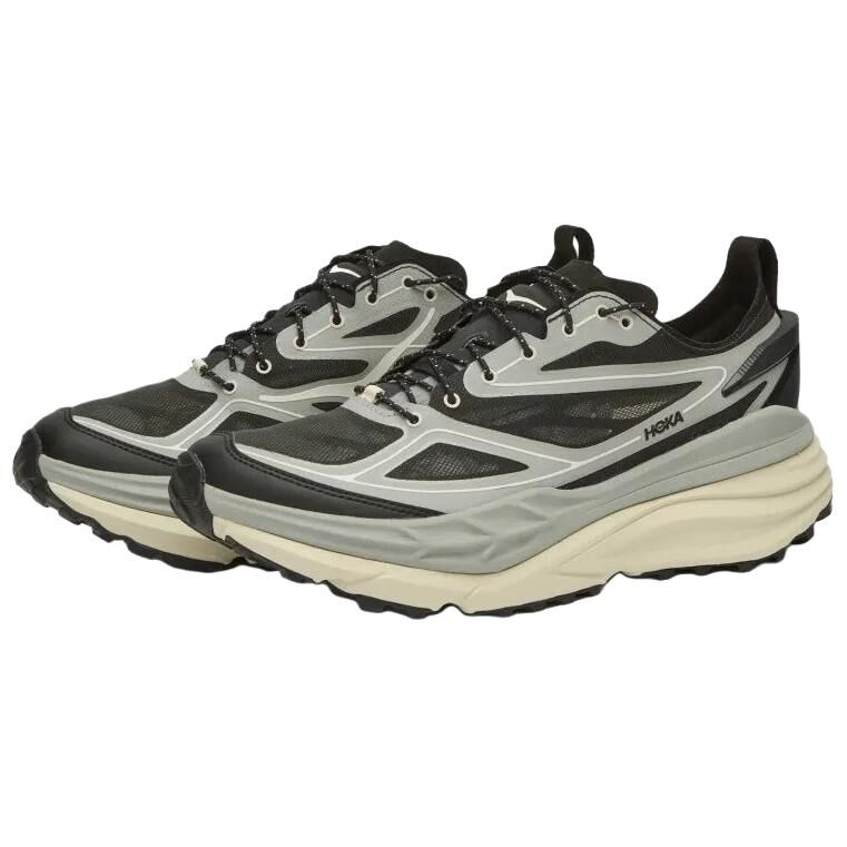 【代購】HOKA ONE ONE Stinson One7 Trail Running Shoes Unisex Black Gray 1168931-SGS