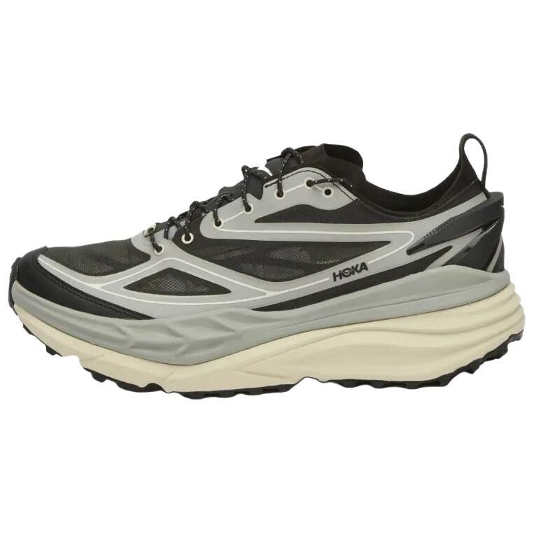 【代購】HOKA ONE ONE Stinson One7 Trail Running Shoes Unisex Black Gray 1168931-SGS