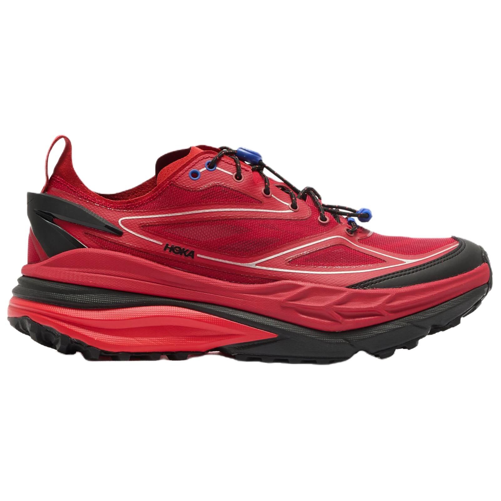 【代購】HOKA ONE ONE Stinson One7 Trail Running Shoes Men's Red Black 1168931-PKY