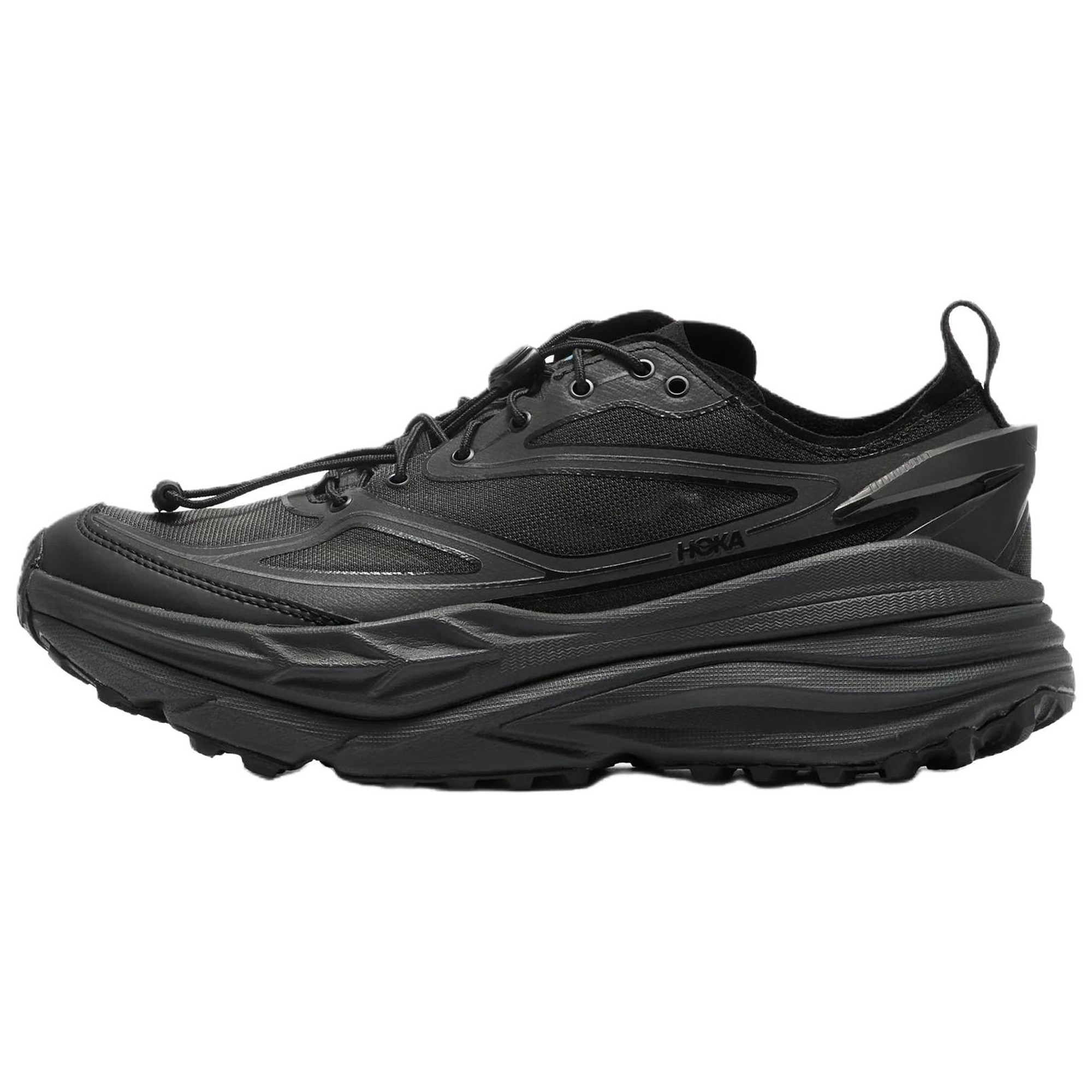 【代購】HOKA ONE ONE Stinson One7 Trail Running Shoes Unisex Black 1178630-BBNB
