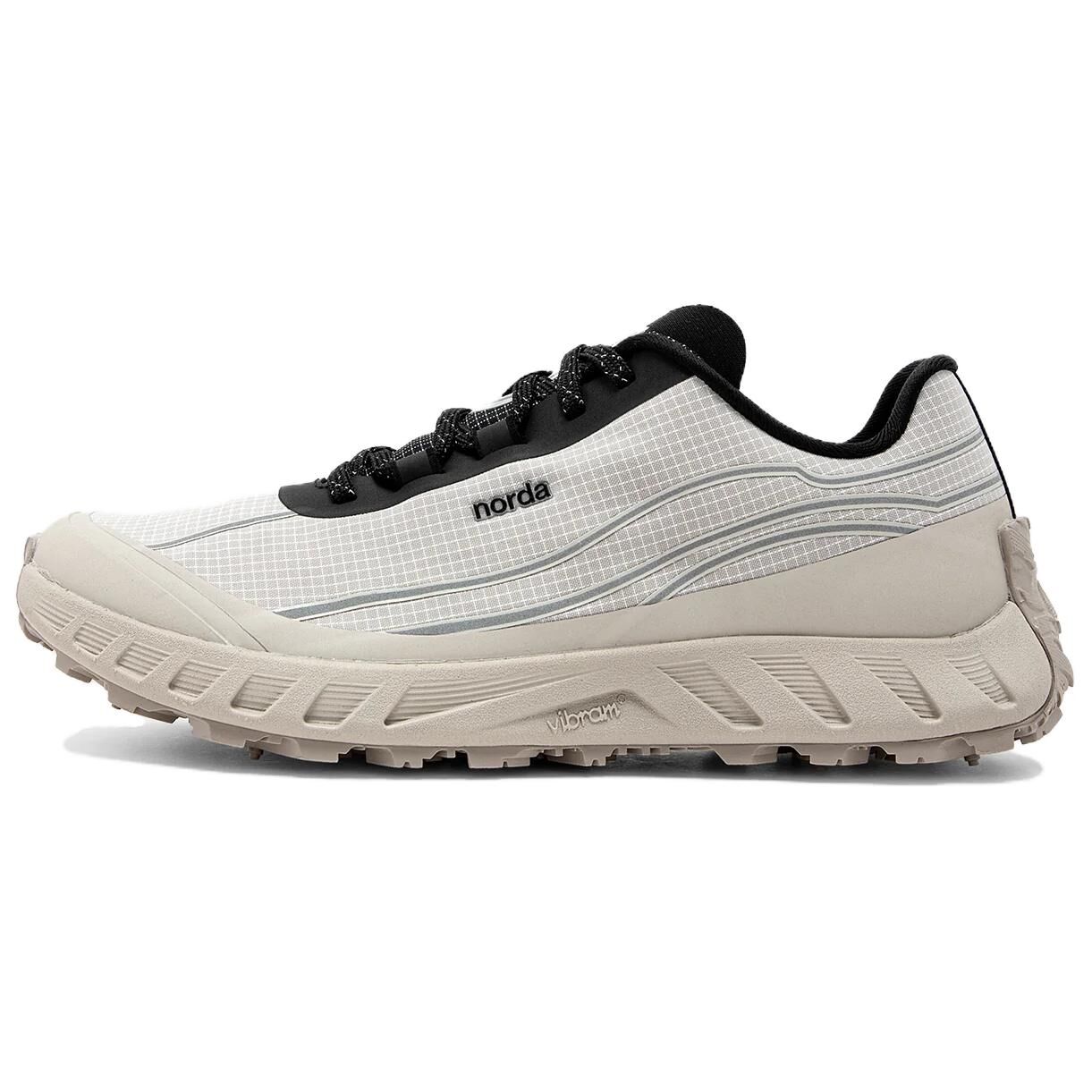 【代購】NORDA 002 Abrasion Resistant Rebound Low top Trail Running Shoes Men's Gray Black TFO002MCDR
