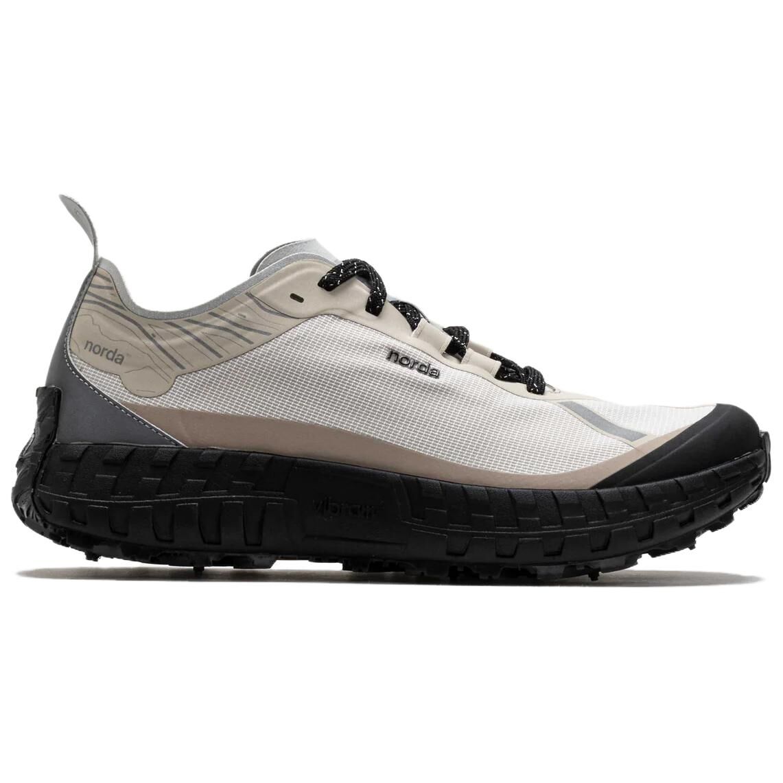 【代購】NORDA 001 Cushioning, Wear Resistant Low top Trail Running Long Distance Running Shoes Men's White Gray Orange TFO001MCDR