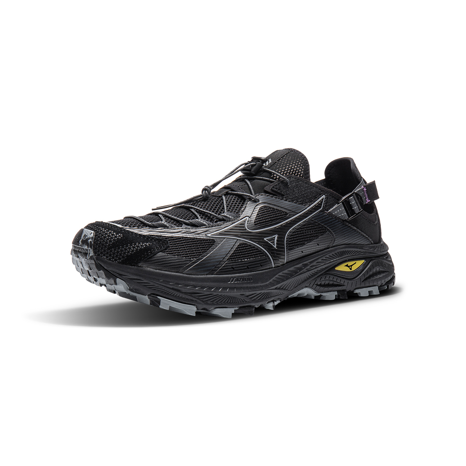 【代購】Mizuno Racer Trail Breathable And Quick Dry River Trekking Shoes Unisex Black D1GH261201
