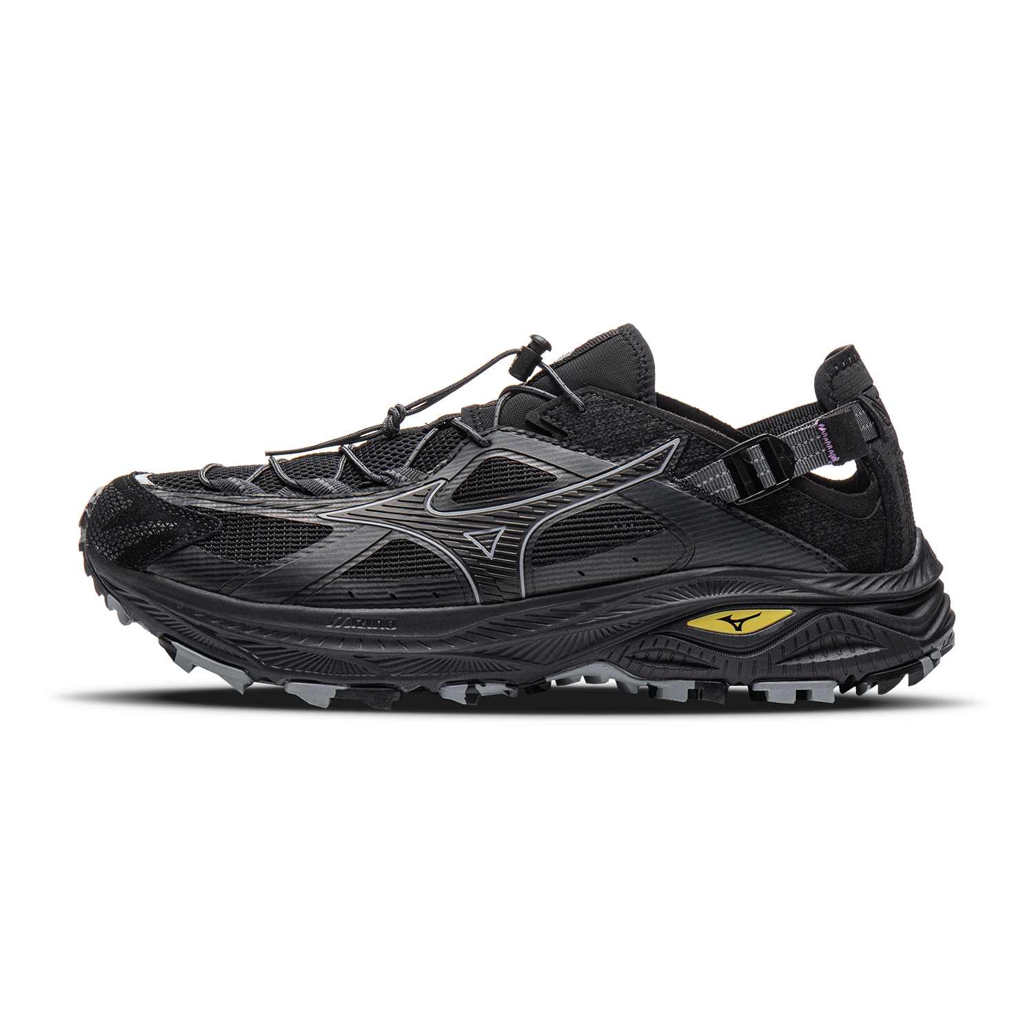 【代購】Mizuno Racer Trail Breathable And Quick Dry River Trekking Shoes Unisex Black D1GH261201