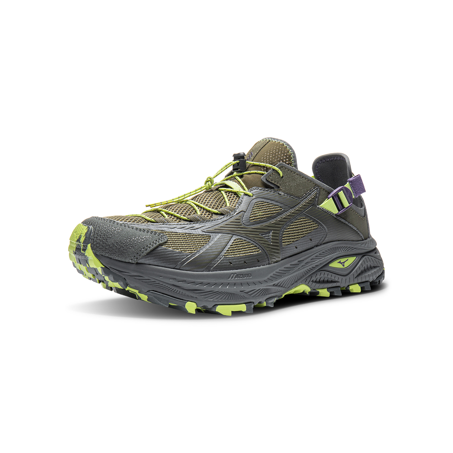 【代購】Mizuno Racer Trail Low Top River Trekking Shoes Unisex Brown Green D1GH261202