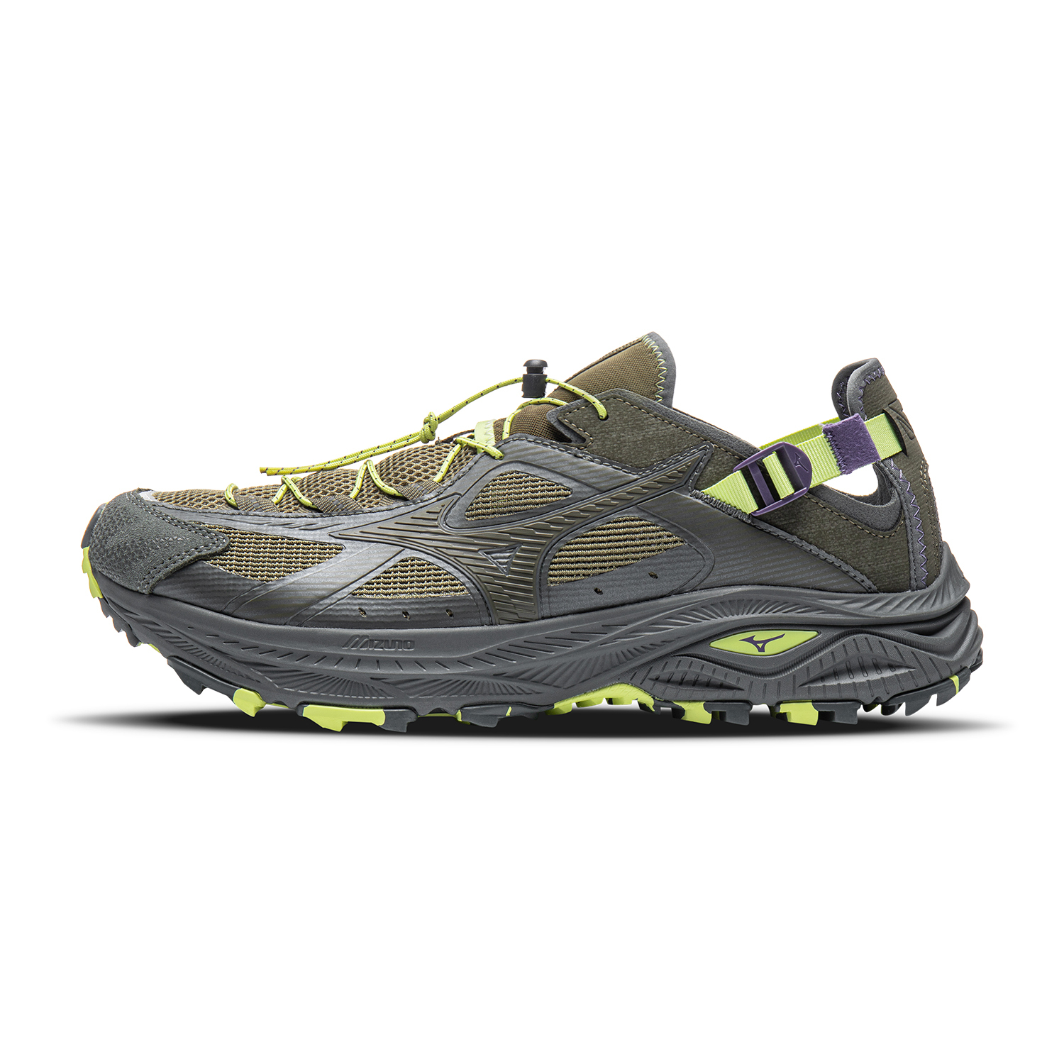 【代購】Mizuno Racer Trail Low Top River Trekking Shoes Unisex Brown Green D1GH261202