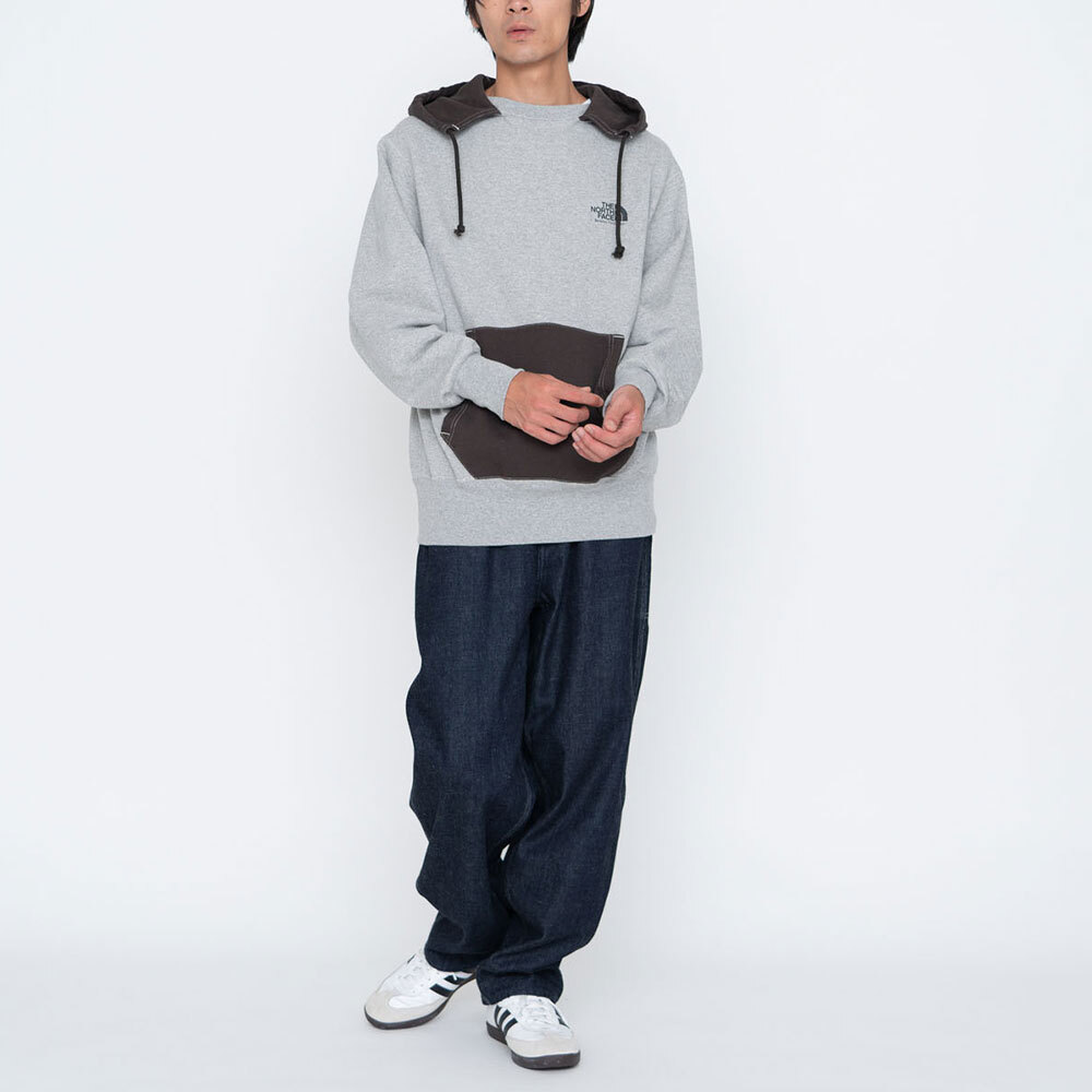 【代購】THE NORTH FACE PURPLE LABEL SS24 Sweatshirt Unisex Gray NT6400N-Z