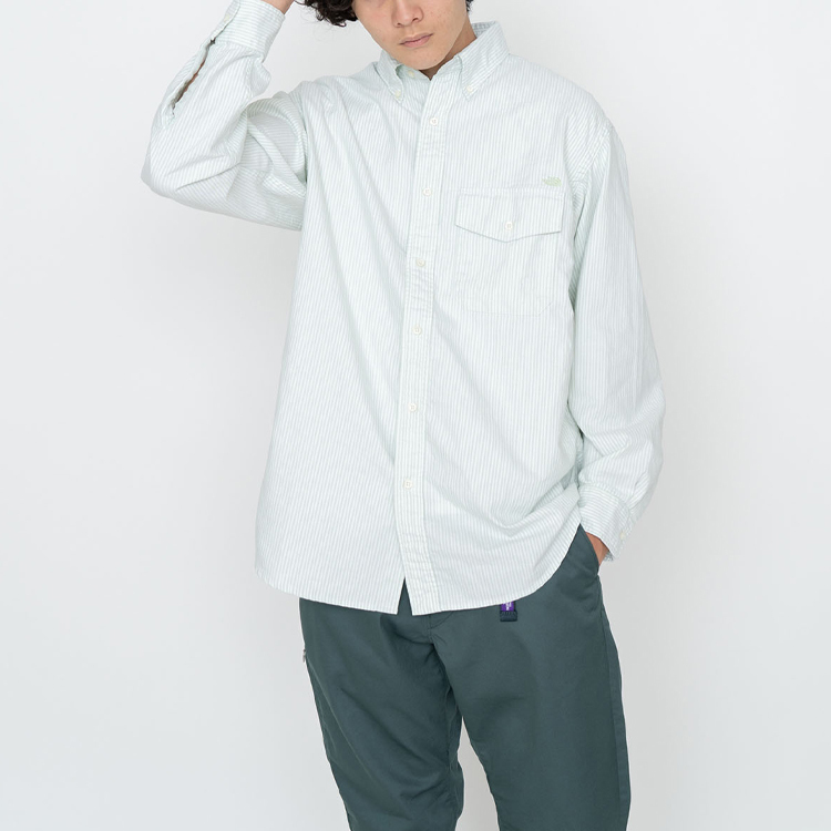 【代購】THE NORTH FACE PURPLE LABEL Shirt Men's Green NT3301N-G