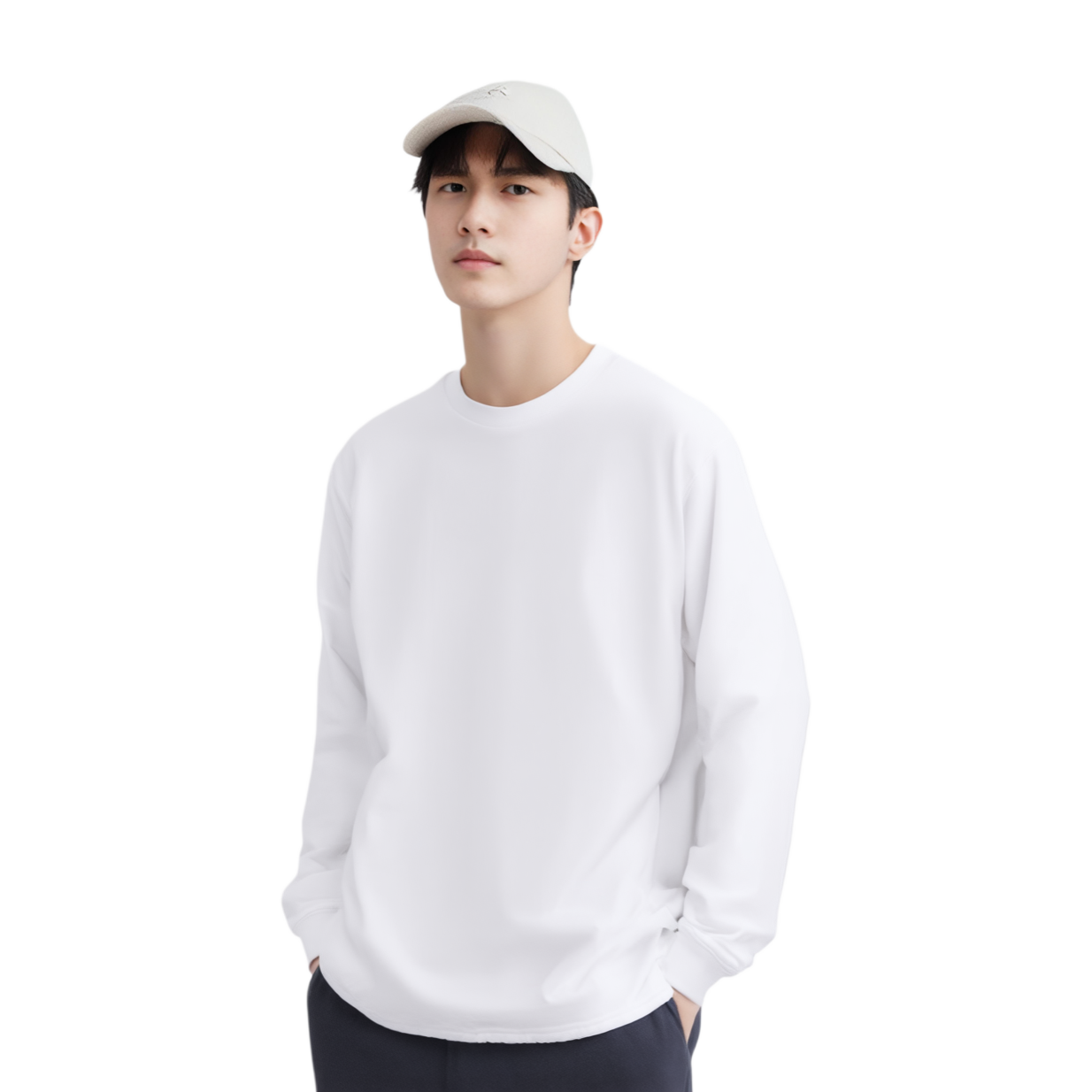 【代購】THE NORTH FACE PURPLE LABEL Field Long Sleeve Tee T Shirt Unisex White N24FH072-W
