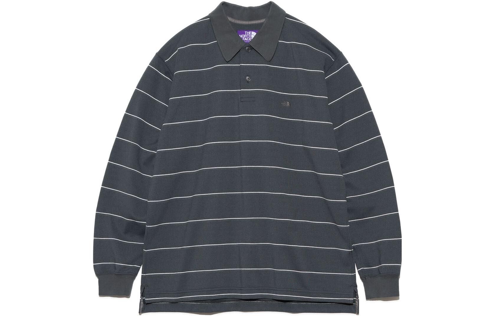 【代購】THE NORTH FACE PURPLE LABEL Polo Shirt Men's Dark Gray NT6352N-AH