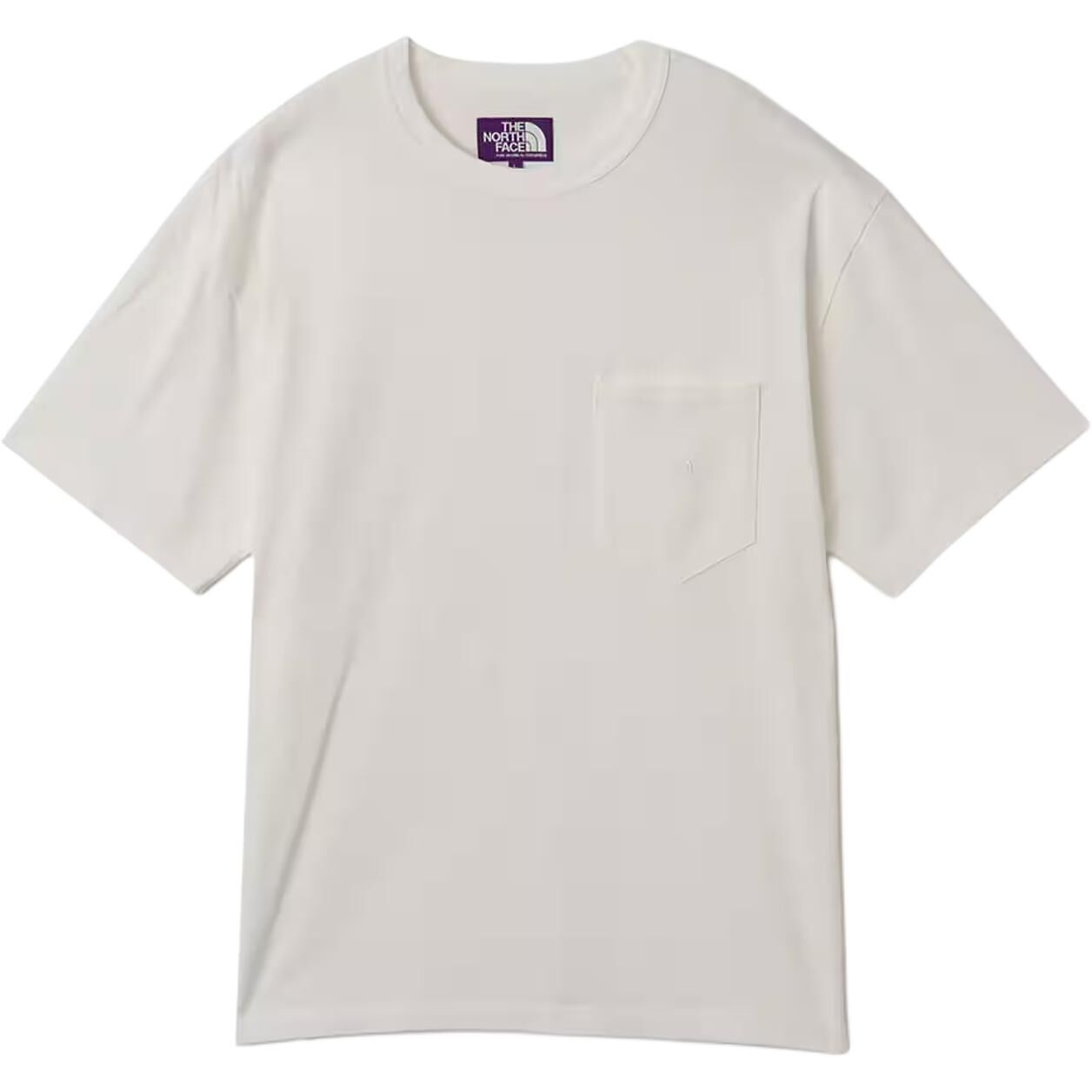 【代購】THE NORTH FACE PURPLE LABEL SS25 8oz Field Pocket T Shirt Unisex White N25FT064-OW