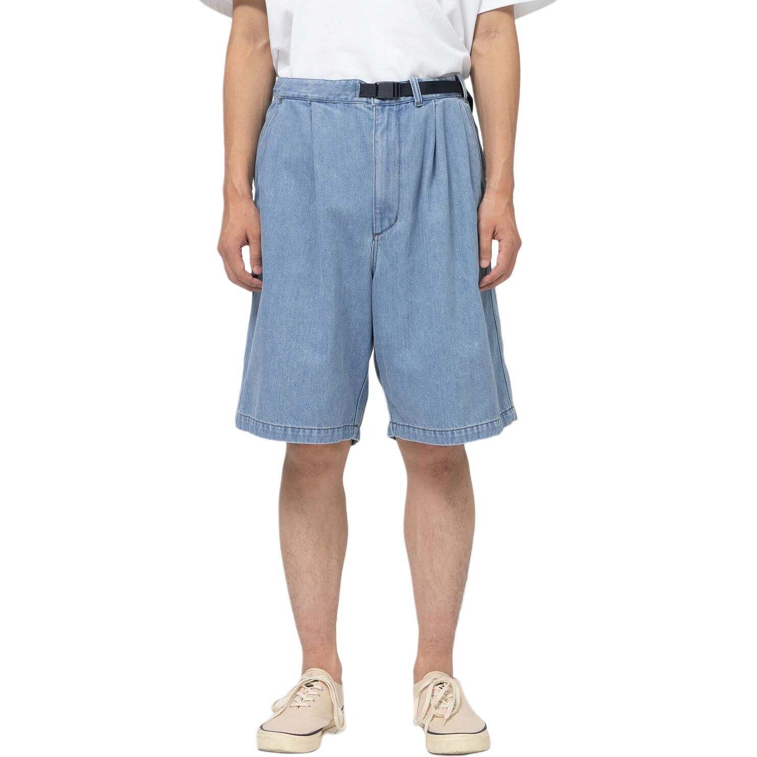 【代購】THE NORTH FACE PURPLE LABEL SS25 Denim Shorts Unisex Light Indigo N25SD098-IB
