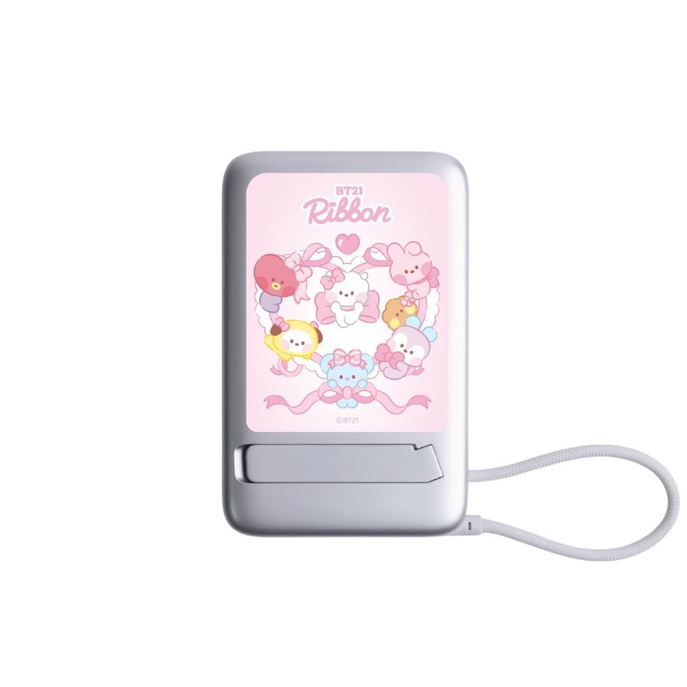 宇宙明星BT21 / 磁吸支架行動電源 - 愛心告白