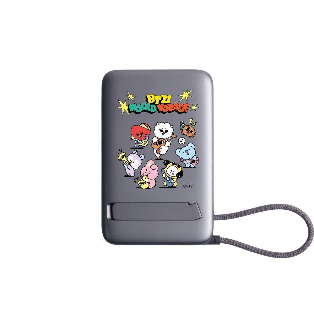 宇宙明星BT21 / 磁吸支架行動電源 - 世界之旅