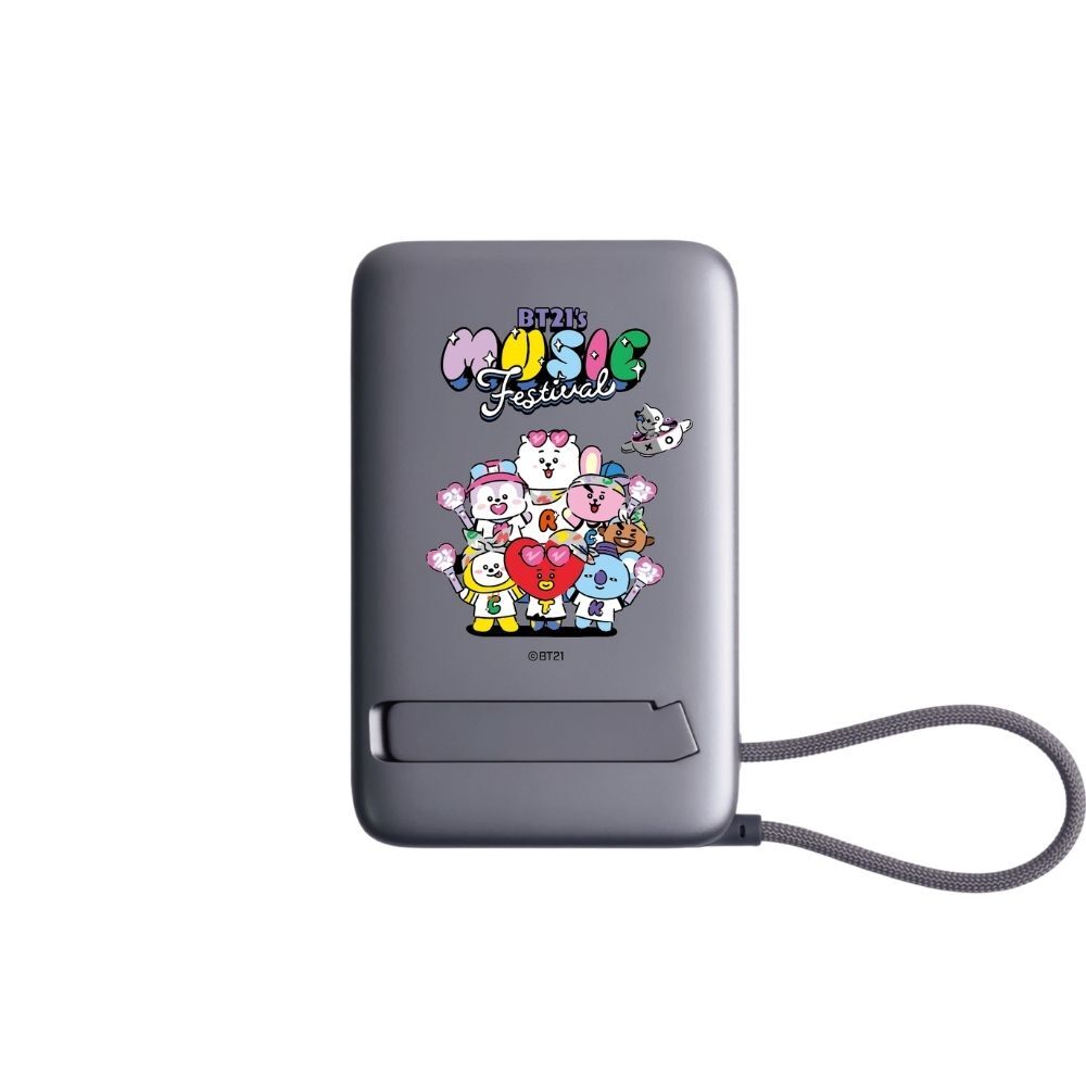 宇宙明星BT21 / 磁吸支架行動電源 - 音樂節