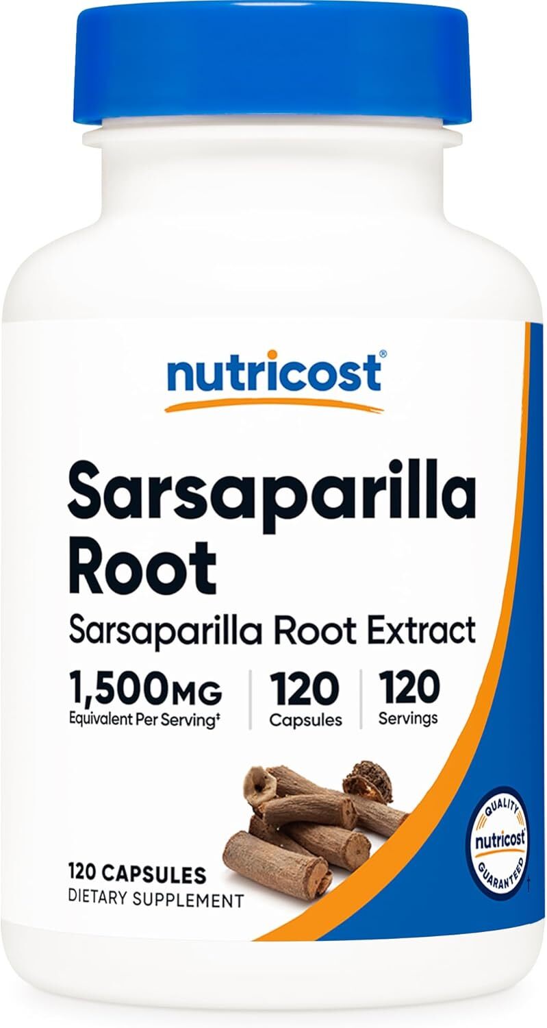 代購 Nutricost, Sarsaparilla Root, 120 Capsules (100 mg per Capsule)