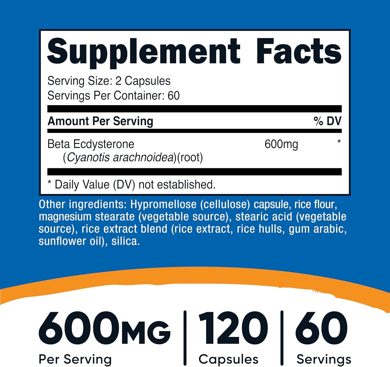 代購 Nutricost, Beta Ecdysterone, 120 Capsules (300 mg per Capsule)