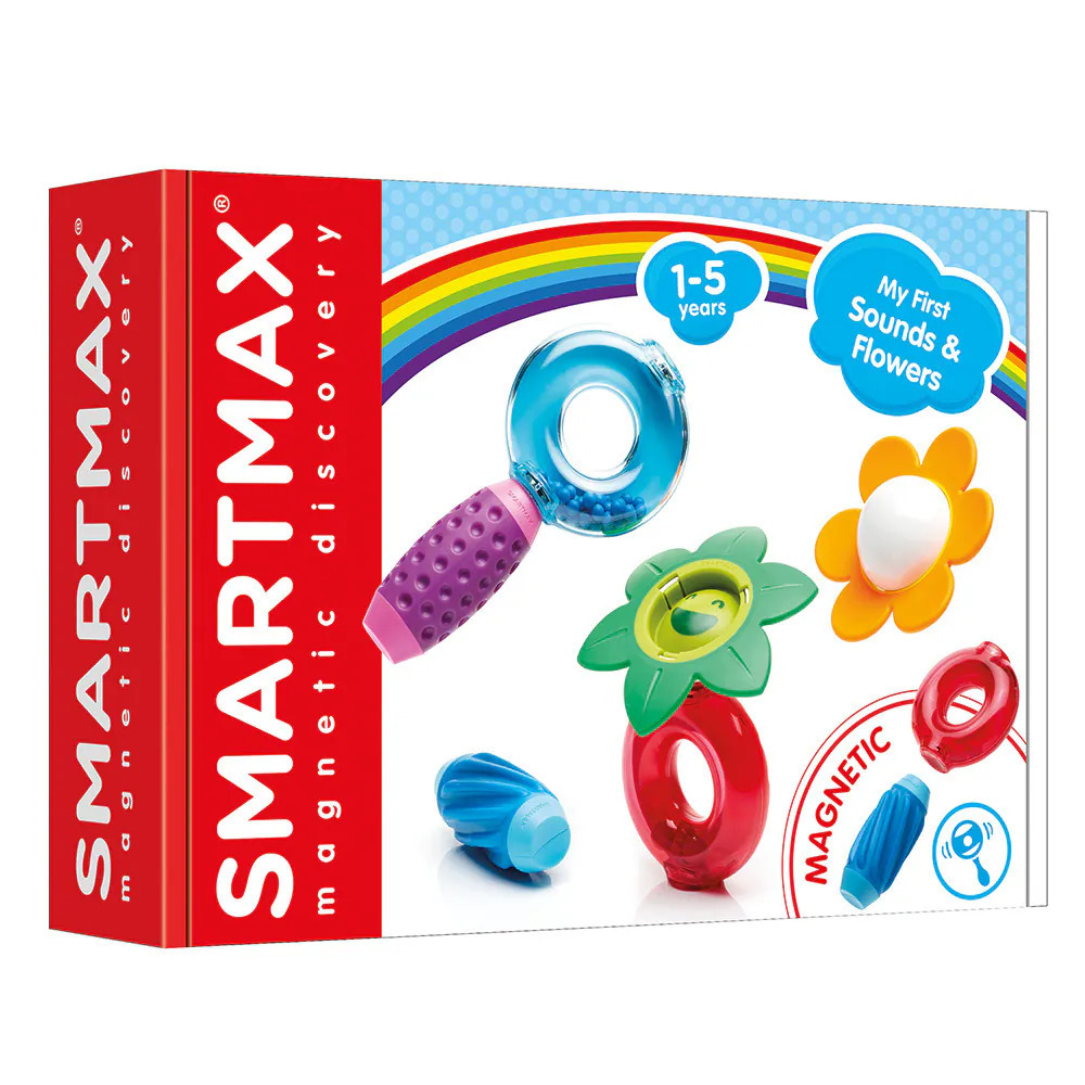【SMARTMAX】磁力接接棒-感官花朵組