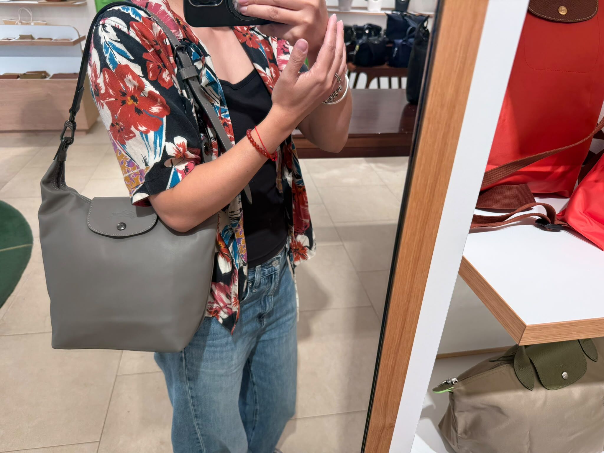 LYS02122 Longchamp Le Pliage Xtra 新款直身 Hobo Bag