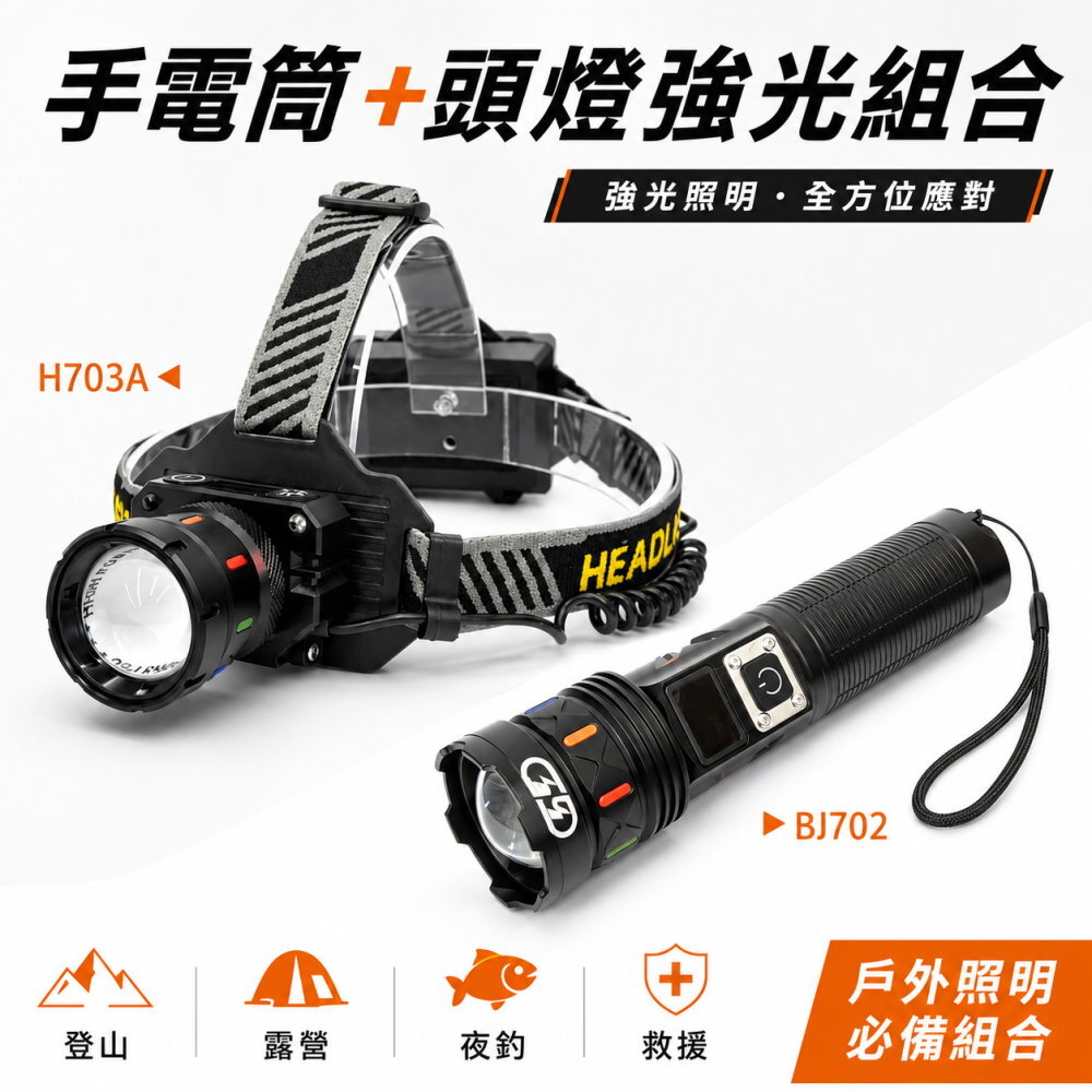 H703A+BJ702 強光組合 晶典光電