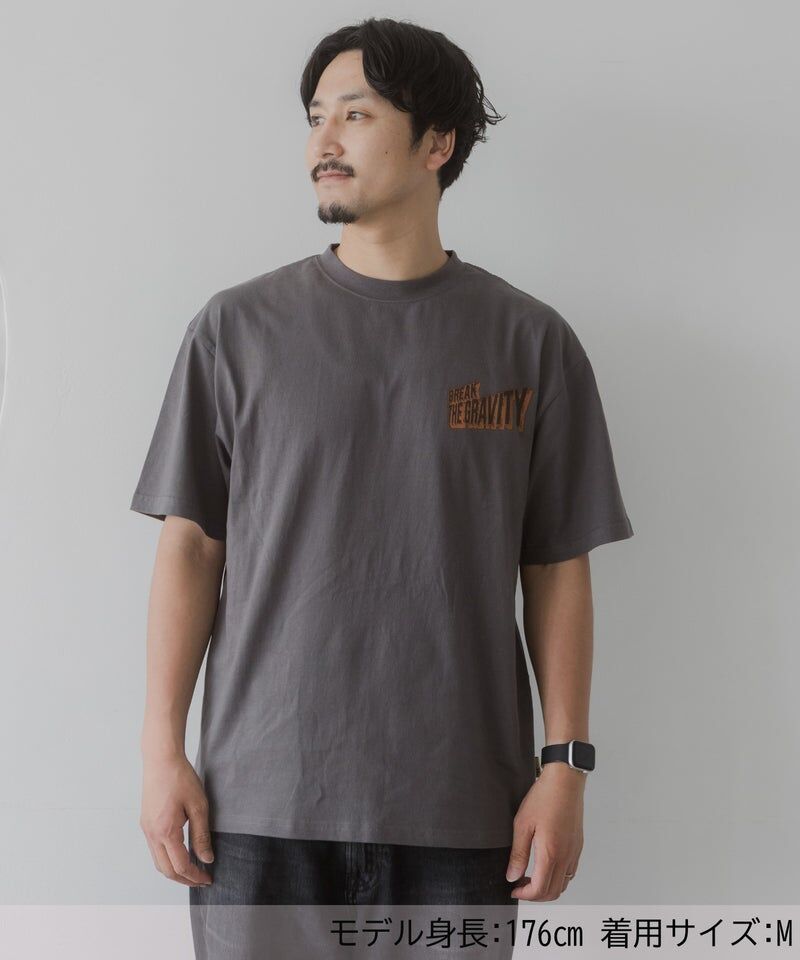 日本 MYD 親子裝 火箭圖騰 純綿短袖上衣 (象牙白，大人L) M630106