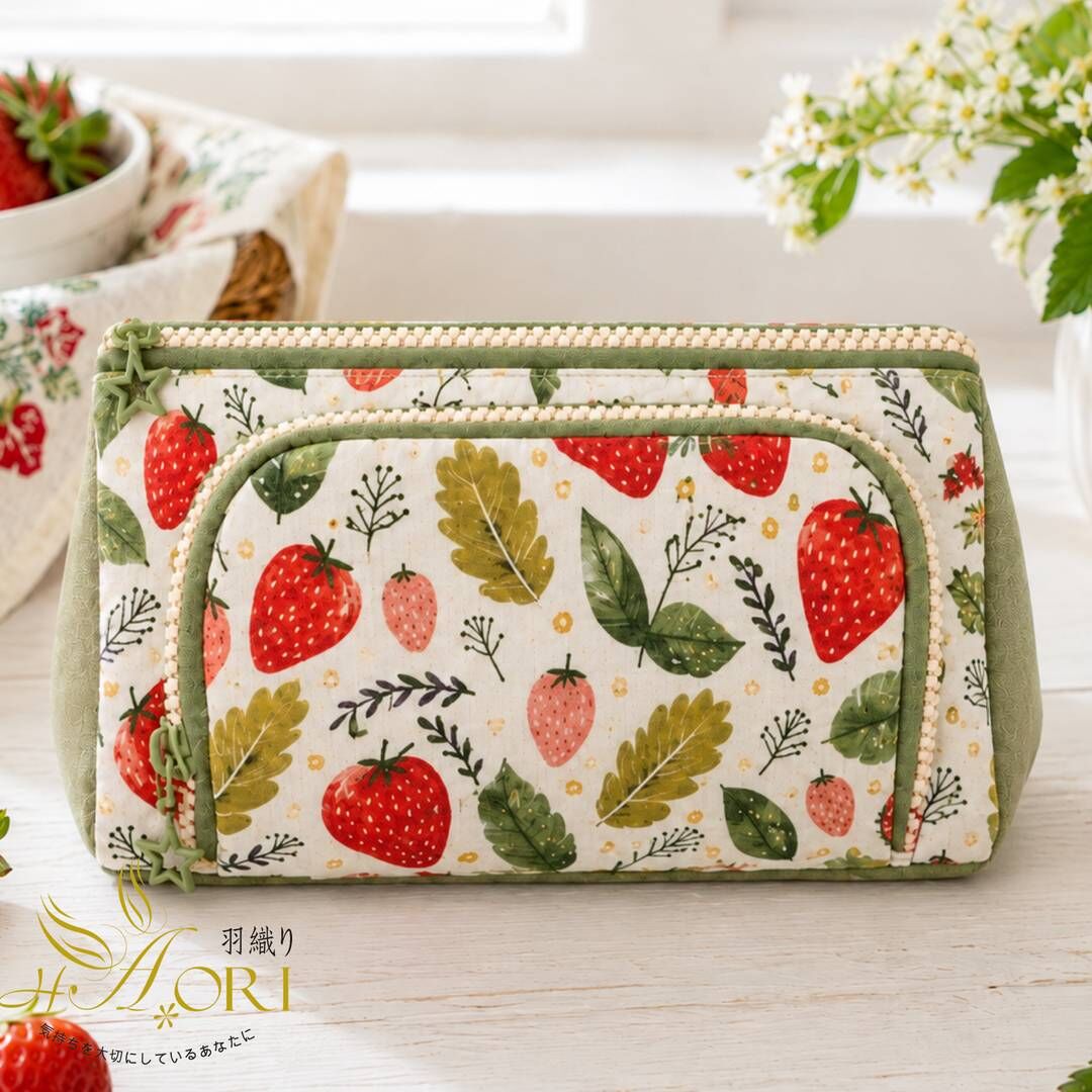 Finished double-zip fold-down organizer sewing pattern