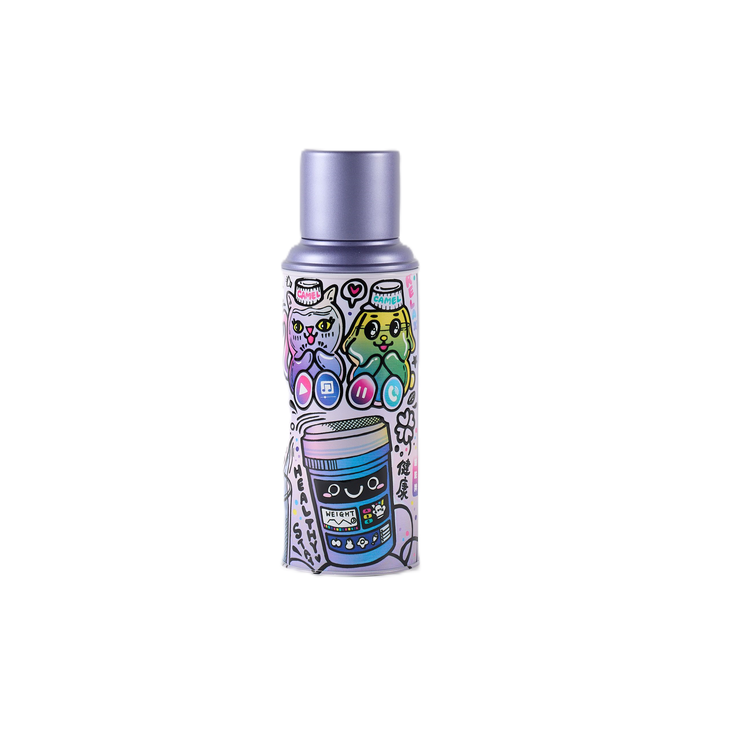 CAMEL glass vacuum flask 450ml  "the future of camel" by peony chu