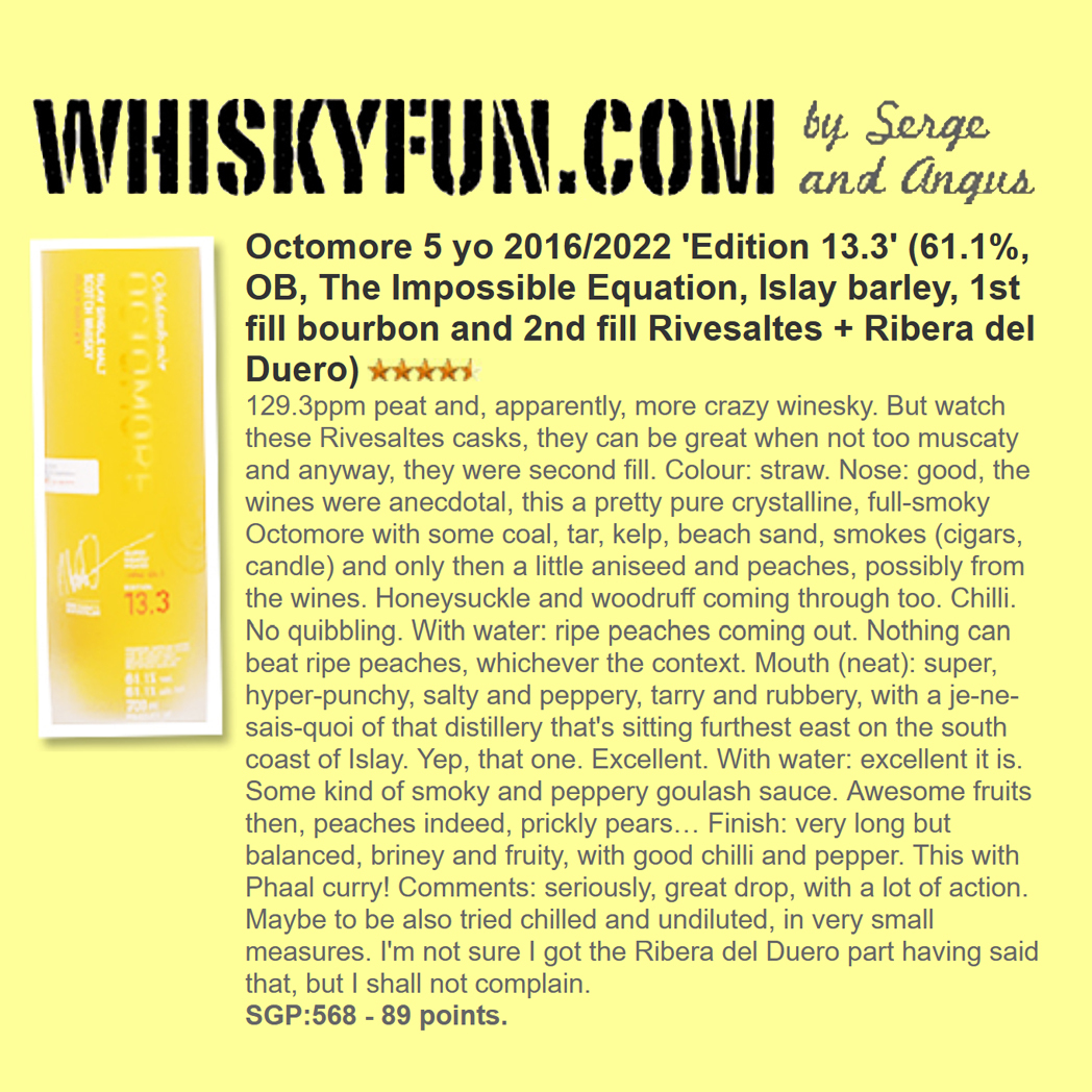 Octomore Edition 13.3 PPM: 129.3 61.1%