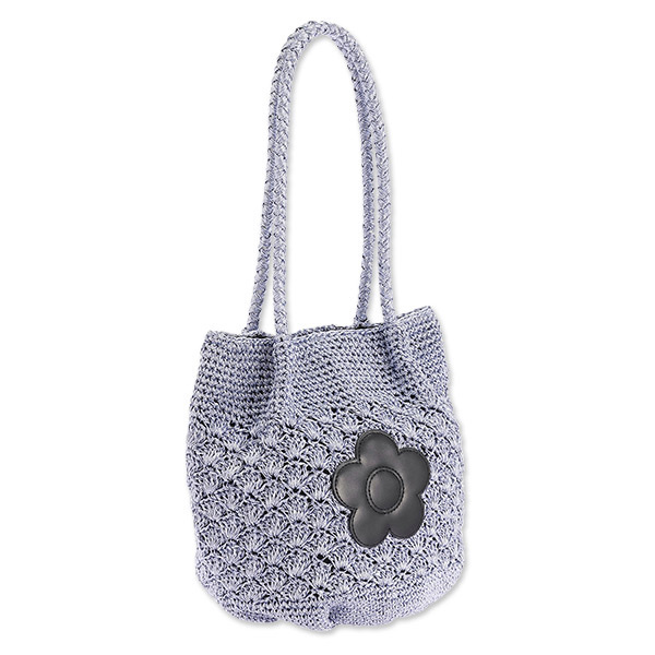 MARY QUANT / Glitter Crochet Mini Tote